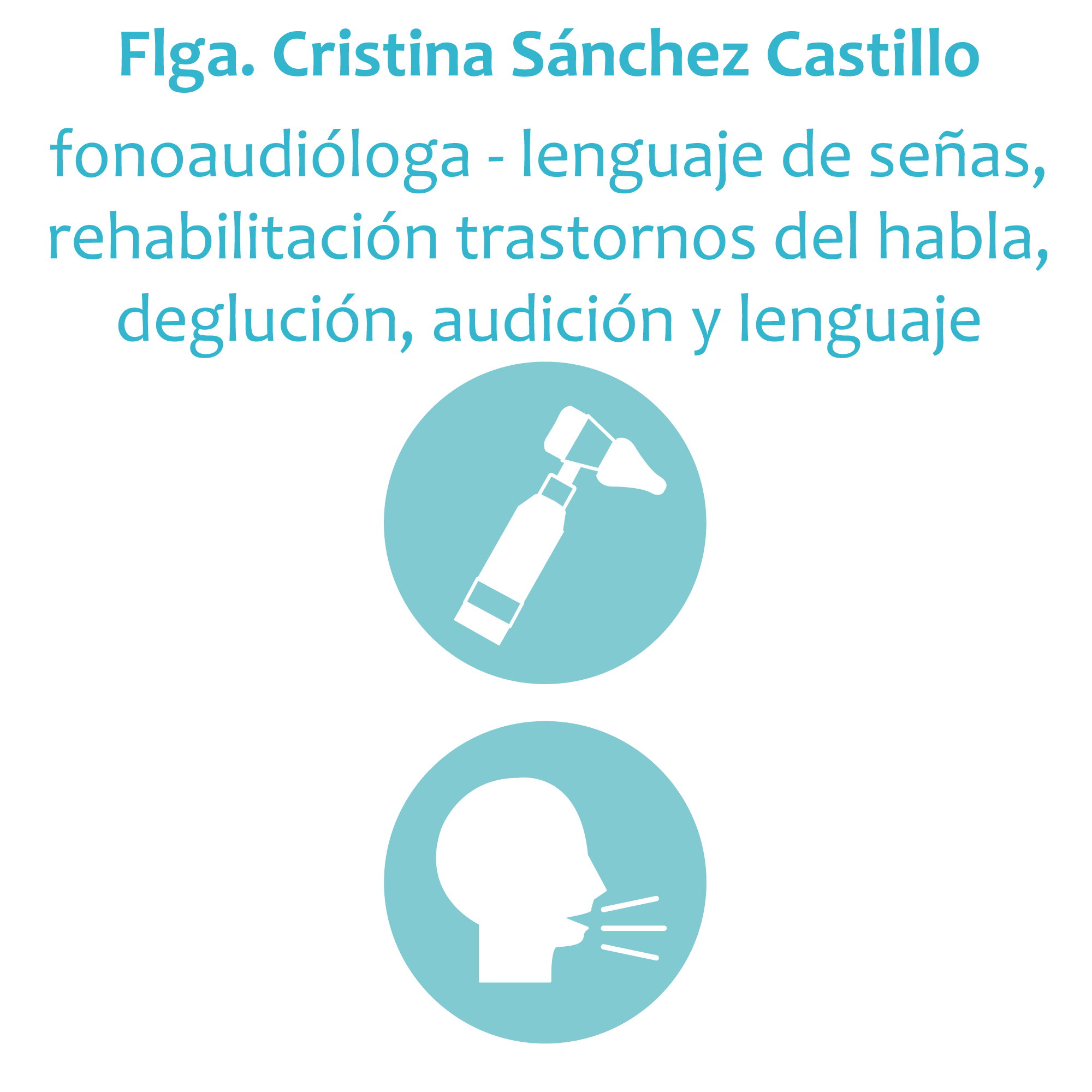 Flga. Cristina Sánchez Castillo